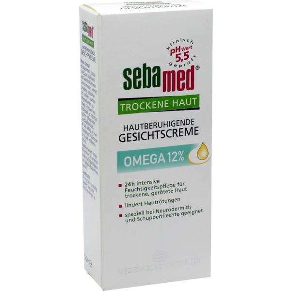 SEBAMED TROCKENE HAUT Omega 12% Gesichtscreme. 50 ml