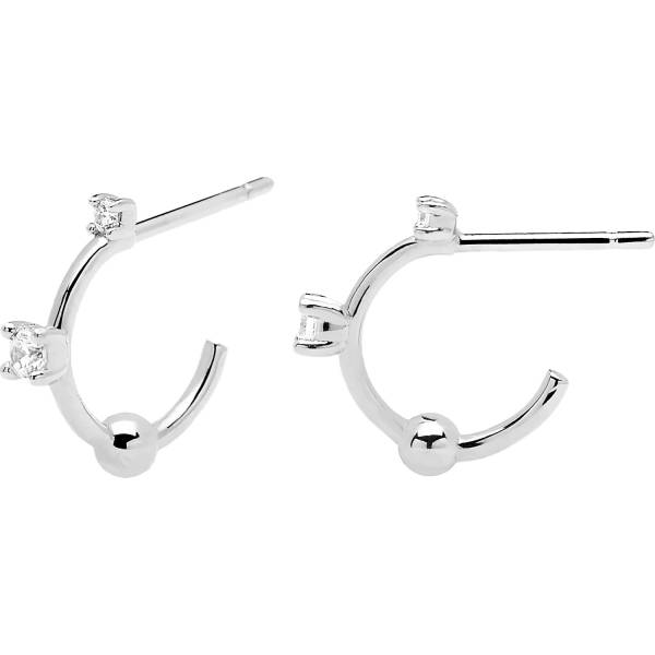 P D Paola Creolen 925er Silber Ohrring 1.0 pieces