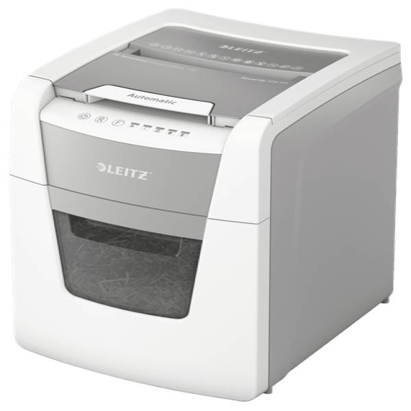 Leitz_80120000_Aktenvernichter_Mikrogeschnittene_Zerkleinerung_22_cm_Grau_Weiss