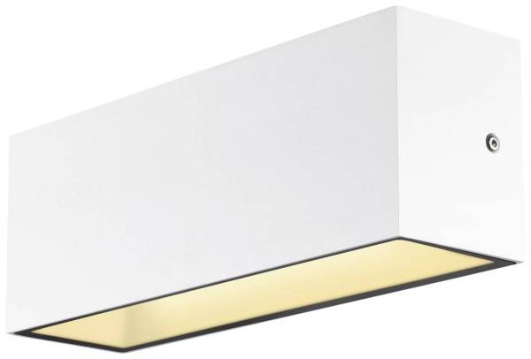 SLV SITRA L 1005156 LED-Außenwandleuchte LED fest eingebaut 24W Weiß