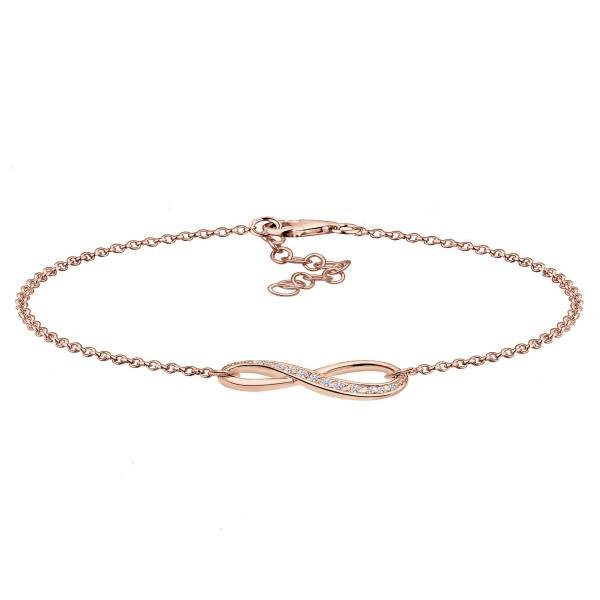 Elli Armband Infinity Symbol Endlos Zirkonia 925 Silber 1.0 pieces
