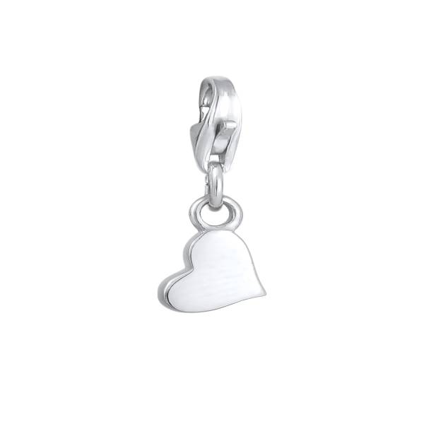Nenalina Charm Herz Anhänger Liebe 925 Silber Schmuckanhänger 1.0 pieces