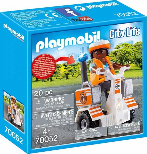 Playmobil 70052 city life rettungs-balance-roller, bunt