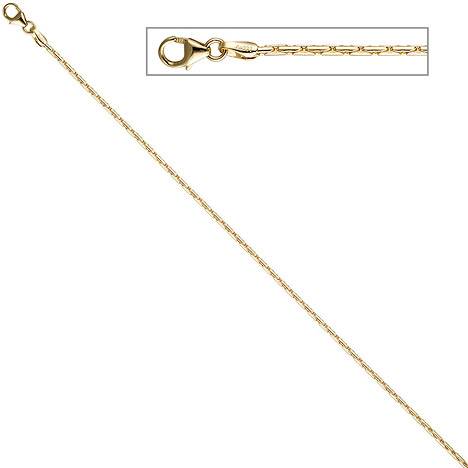 SIGO Kobrakette oval 333 Gelbgold 1,7 mm 50 cm Gold Kette Halskette Goldkette