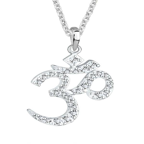 Elli Halskette Om Kristalle 925 Sterling Silber 1.0 pieces