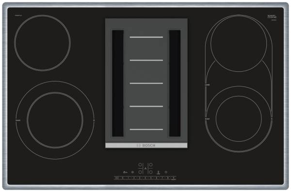 Bosch Serie 6 Kochfeld mit Dunstabzug, 80 cm, PKM845F11E