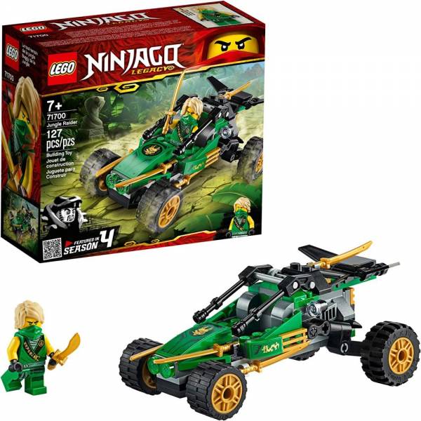 Lego ninjago legacy llyods jungle raider 71700 grün, new 2020 (127-teilig)