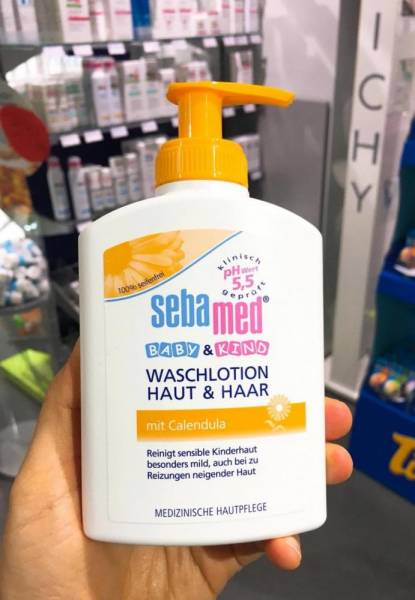 Sebamed Baby & Kind Waschlotion Haut & Haar mit Calendula 200ml