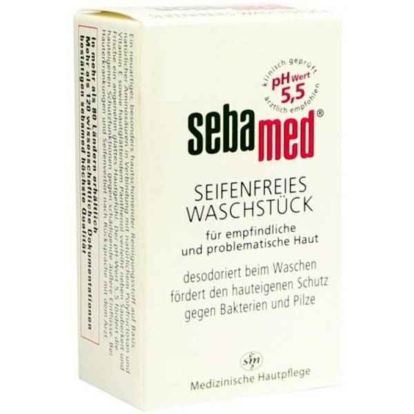 Sebamed Seifenfreies Waschstück 10er Vorteilspack (10 x 50g)