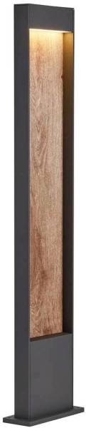 SLV FLATT 100 1002959 Außenstandleuchte 9.7W Warmweiß Braun