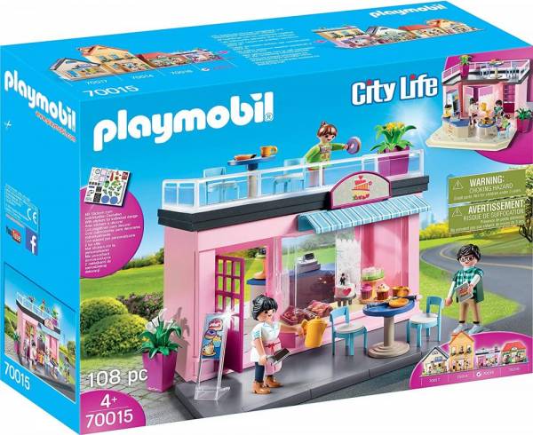 Playmobil city life 70015 mein lieblingscafé, ab 4 jahren