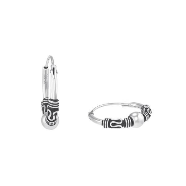 amor Creolen für Damen, 925 Sterling Silber Ohrring 1.0 pieces