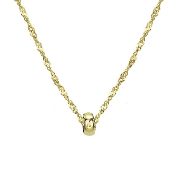 Lucardi Halskette 375 Gold 41cm -goldfarbig 1.0 pieces