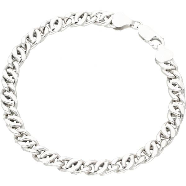 Smart Jewel Armband rhodiniert, glanz, Silber 925 1.0 pieces