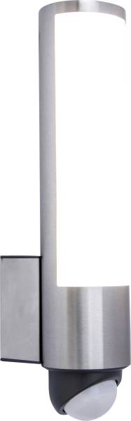 Lutec LEDA 5267103001 LED-Außenstandleuchte mit Bewegungsmelder 14W Edelstahl