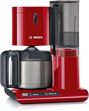 Bosch Haushalt Thermo Styline Kaffeemaschine Rot Fassungsvermögen Tassen=12 Isolierkanne