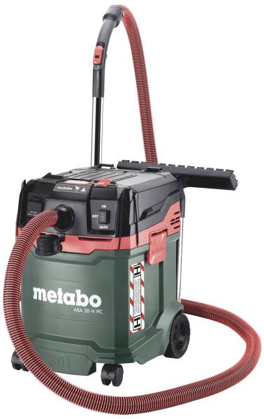 Metabo ASA 30 H PC 602088000 Nass-/Trockensauger 1er Set 1200W 30l Staubklasse zertifiziert, antis