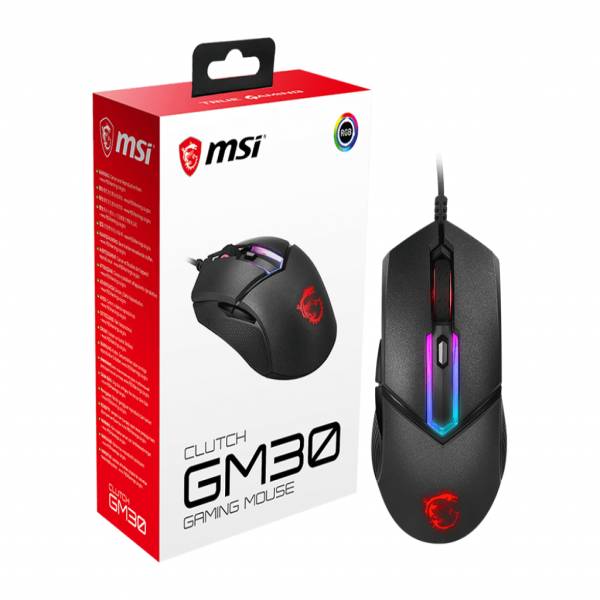MSI_Clutch_GM30_Maus_rechts_USB_Typ_A_Optisch_6200_DPI