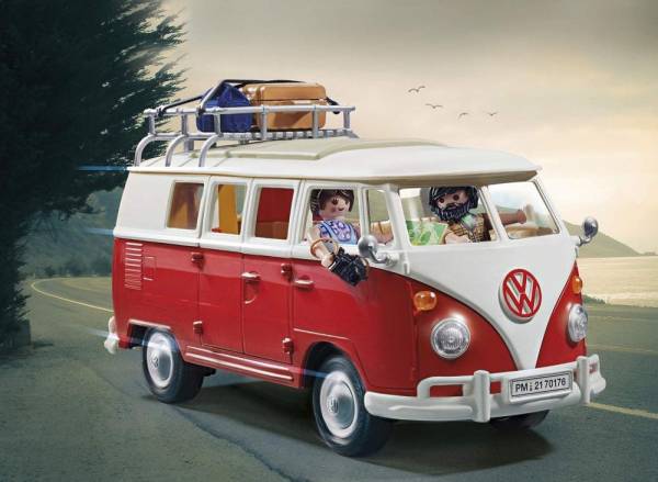 Playmobil volkswagen 70176 t1 camping bus, für kinder ab 5 jahren bus