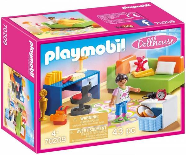 Playmobil dollhouse 70209 jugendzimer, ab 4 jahren