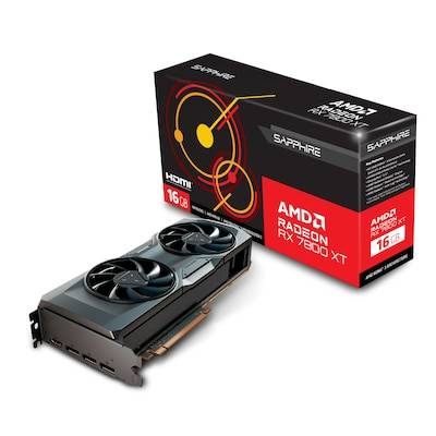 SAPPHIRE AMD Radeon RX 7800 XT OC Grafikkarte 16GB GDDR6 HDMI/3xDP