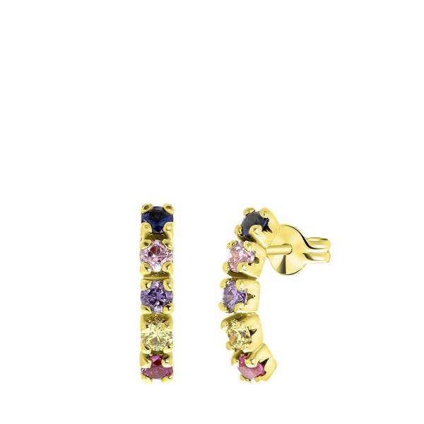 Lucardi Lucardi Ohrringe 585 Gold - goldfarbig Ohrring 1.0 pieces