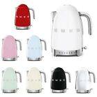 SMEG KLF04 Wasserkocher mit Temperaturregelung, 50s Retro, 1,7L, alle Farben