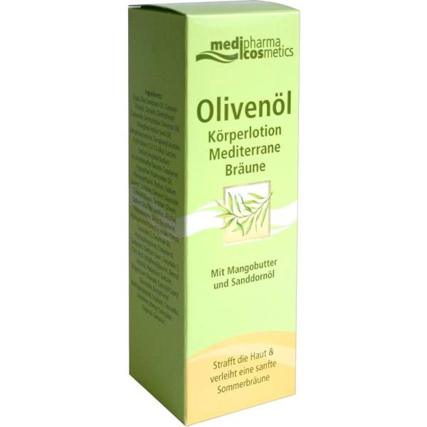 medipharma cosmetics Olivenöl Körperlotion Mediterrane Bräune 200 ml