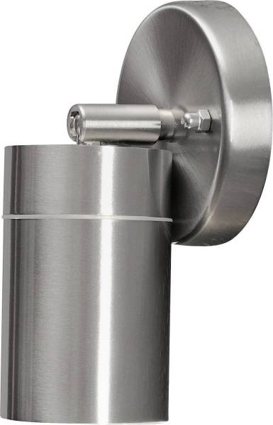 Konstsmide Modena Spot 7598-000 Außenwandleuchte Energiesparlampe, LED GU10 7W Edelstahl