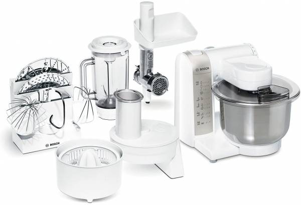 Bosch MUM4880 Küchenmaschine, Kunststoff, 3.9 liters, weiß