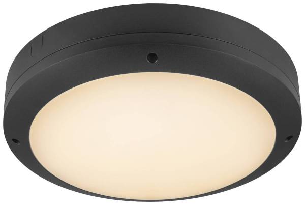 SLV Outdoor Bulkhead V 360 1007515 LED-Außenwandleuchte LED fest eingebaut 20W Schwarz