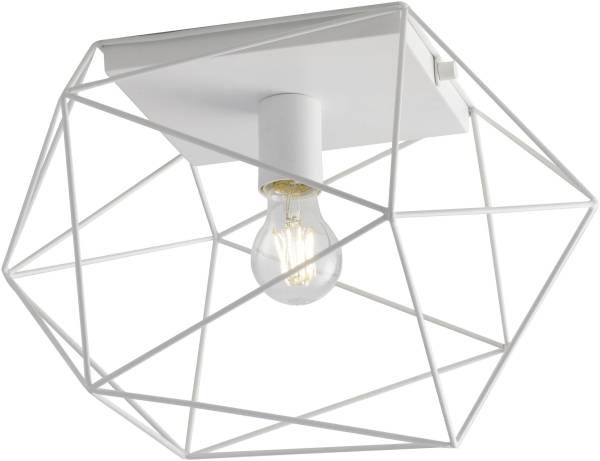ECO-Light I-ABRAXAS-PL1 BCO ABRAXAS Deckenleuchte E27 60W Weiß