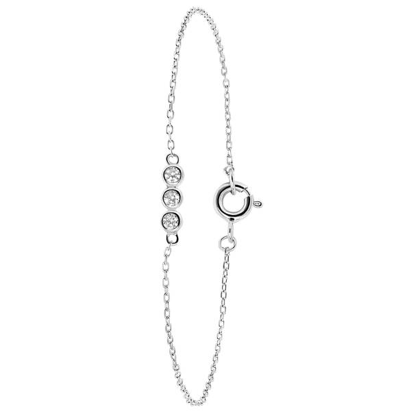 Lucardi Armband 925 Silber - silbern 1.0 pieces