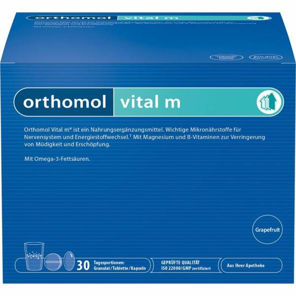 ORTHOMOL Vital M ganulatTabletteKapseln gapefruit 30 St