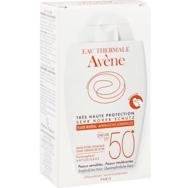 Avene Mineralisches Sonnenfluid SPF50+ ungetönt 40 ml
