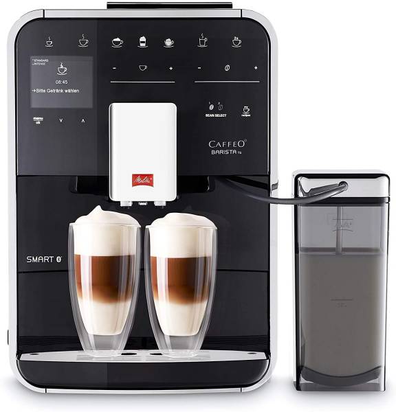 Melitta Caffeo Barista TS Smart F850-102, Kaffeevollautomat mit Milchbehälter, Smartphone-Steuerung
