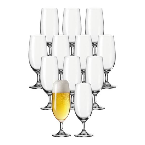 Leonardo Daily Biergläser 12er Set Glas 12.0 pieces