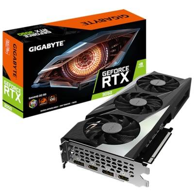 GIGABYTE GeForce RTX 3050 Gaming OC 8GB GDDR6 Grafikkarte 2xHDMI, 2xDP