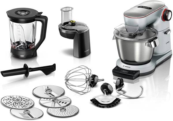 Bosch Küchenmaschine OptiMUM MUM9DT5S41, Edelstahl-Schüssel 5,5 L, integrierter Timer, ohne Waage, d