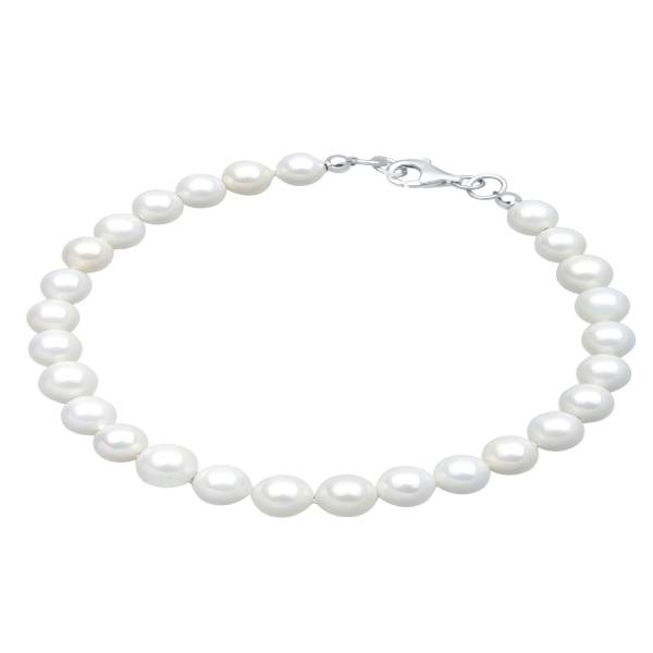 Elli Armband Muschelkernperlen Schimmernd 925 Sterling Silber 1.0 pieces