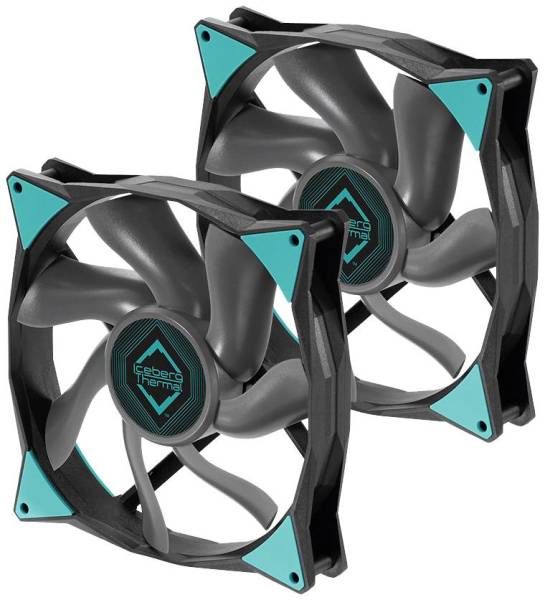 Iceberg Thermal IceGALE PC-Gehäuse-Lüfter Schwarz