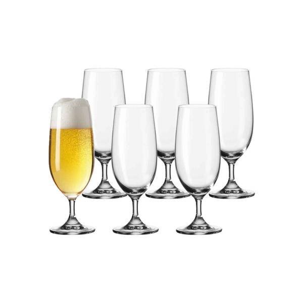 Leonardo Daily Biergläser 6er Set Glas 6.0 pieces