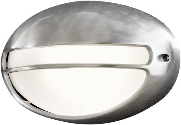 Konstsmide Torino 7334-000 Außenwandleuchte Energiesparlampe, LED E27 60W Aluminium (gebürstet)