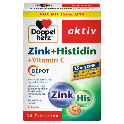 Doppelherz Zink+Histidin+C Depot Tabletten