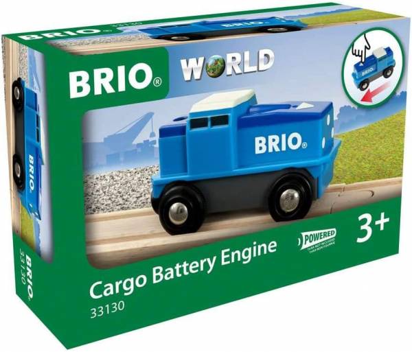 Brio bahn 33130 - blaue batterie frachtlok