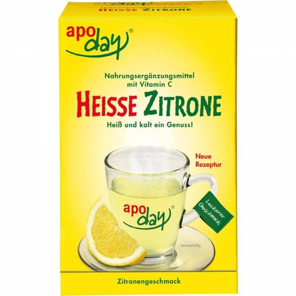Apoday Heiße Zitrone Vit.c Pulver 10X10 g 