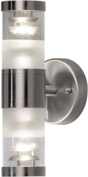 Konstsmide Bolzano 7595-000 Außenwandleuchte Halogen GU10 70W Edelstahl