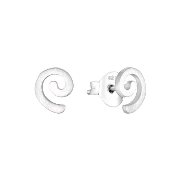 amor amor Ohrstecker für Damen, 925 Sterling Silber | Schnecke Ohrring 1.0 pieces