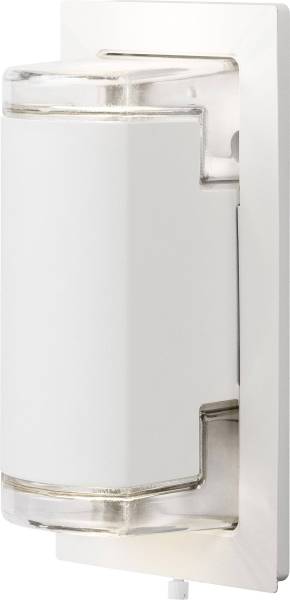 Konstsmide Potenza 7987-250 Außenwandleuchte LED, Energiesparlampe GU10 12W Weiß