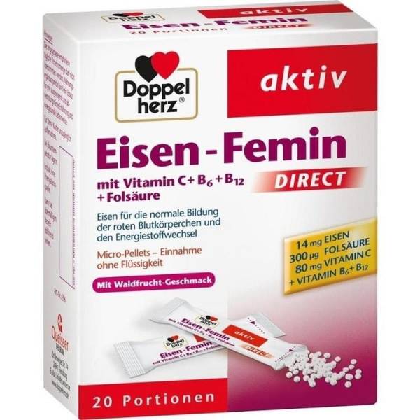 Doppelherz Eisen-Femin DIRECT 20 Port.